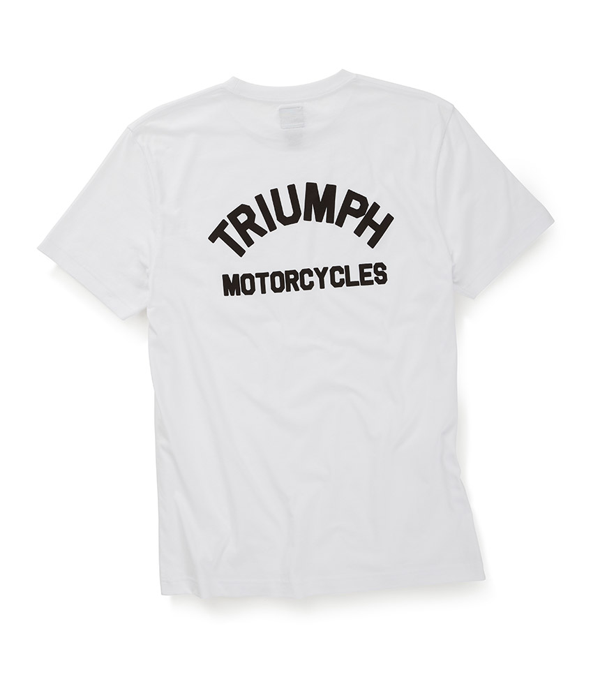 Triumph Clothing South Africa. Ditchling White T-Shirt | Triumph Store SA