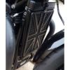 Picture of Motone Billet Radiator Guard Kit - Union Jack - Black Wide (Bobber/Speedmaster)