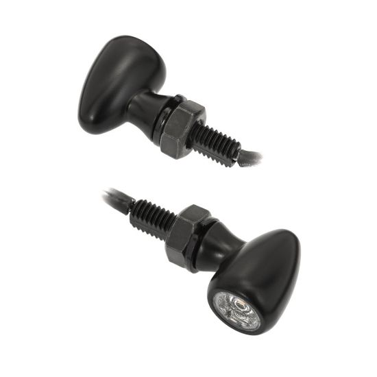 Picture of Motone PICO LED T/S Indicator Turn Signals - PAIR - Black - M8