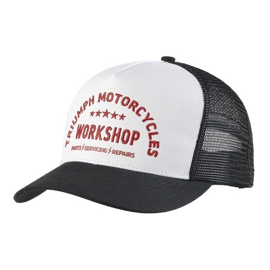 Picture of Workshop Trucker Cap in Black / Bone