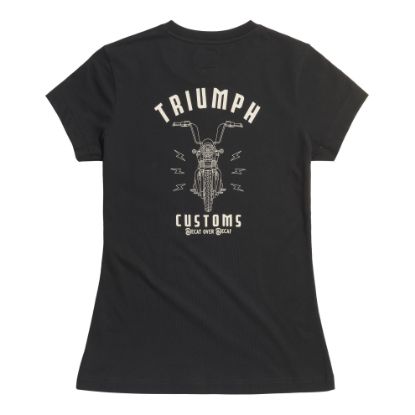 Picture of Triumph Customs Ladies T-Shirt in Black