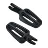 Picture of Motone Ranger Foot Pegs - Rider Set - Bobber - BLACK