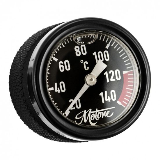 Picture of Motone Triumph Engine Temp Gauge Oil Filler Cap - °C - Celsius