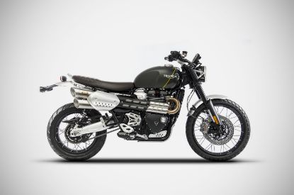 Picture of Zard Scrambler 1200XE Stainless Steel Racing Exhaust (2019-2024)