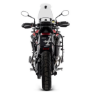 Picture of Arrow Exhaust Tiger 900 Veloce Dark Aluminium Carbon (2020-2023) Pannier Friendly 