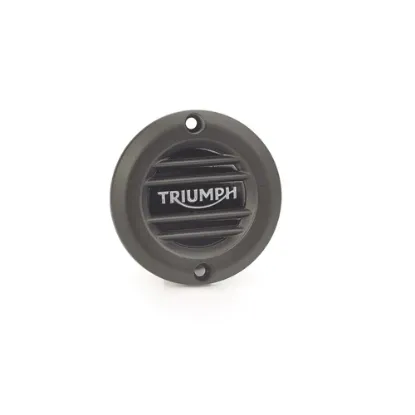 Picture of Triumph Ribbed Clutch Badge Black 