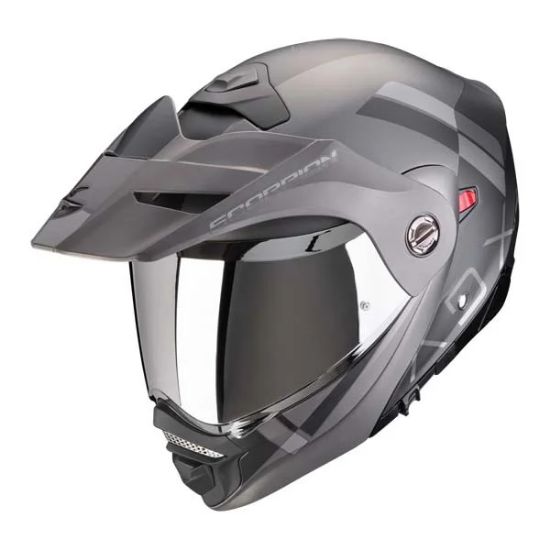 Picture of Scorpion ADX-2 GALANE MATT BLACK SILVER Helmet