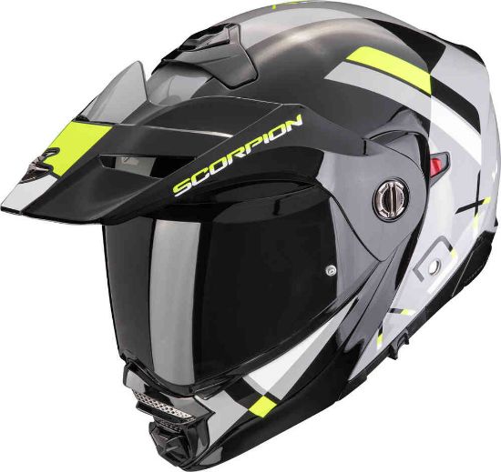 Picture of Scorpion ADX-2 GALANE GREY BLACK NEON Helmet