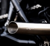 Picture of Motone MAYHEM SHORTYS Slash-Cut Exhaust Pipes for Bobber & Speedmaster - Brushed